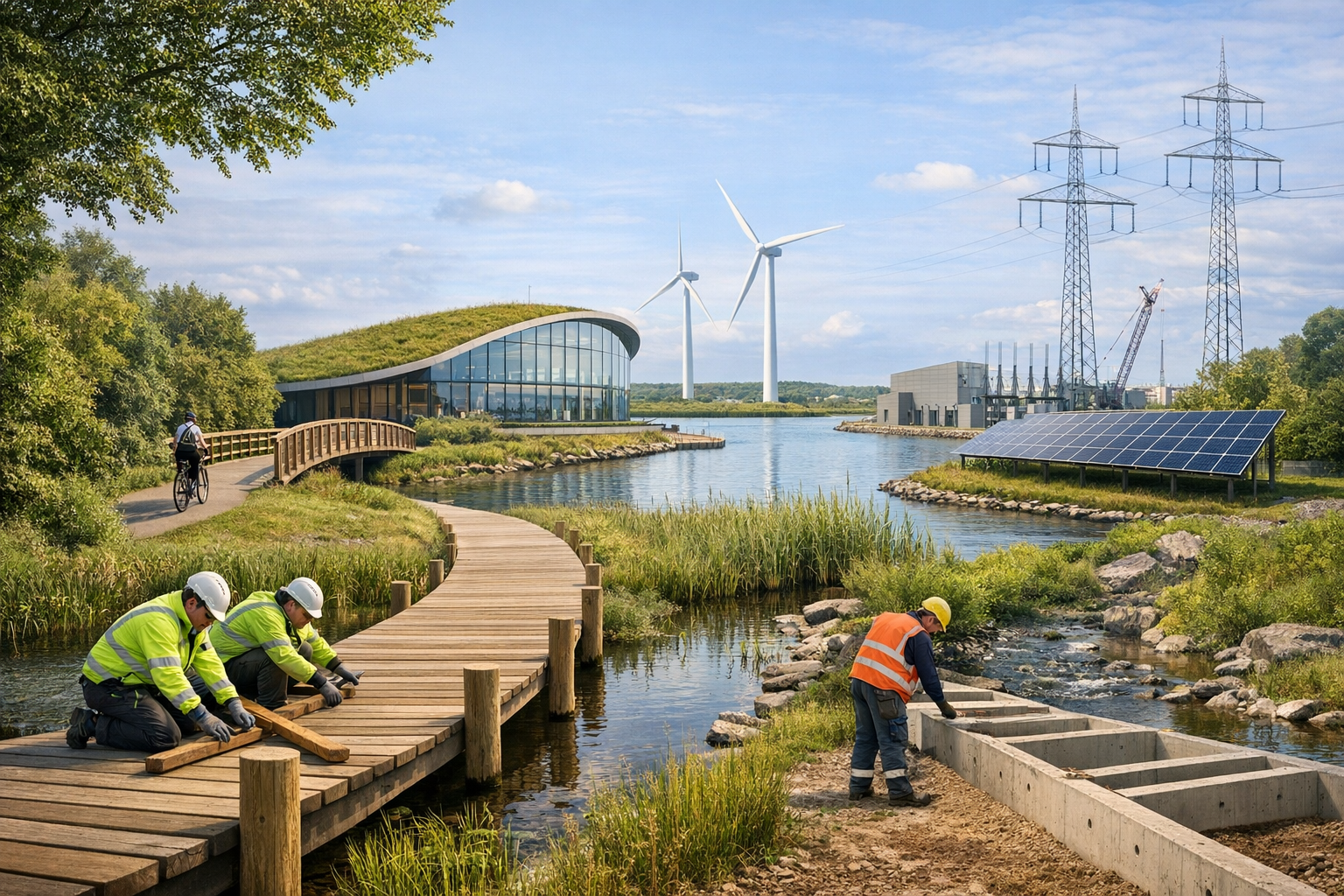 Bæredygtige byggeprojekter og infrastrukturløsninger i Vestjylland med Kaj Bech