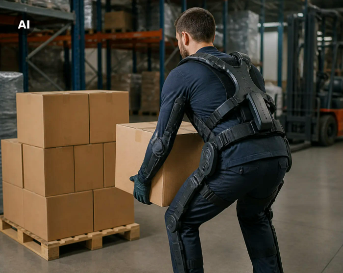 Exoskelet til tunge løft: Guide til virksomheder