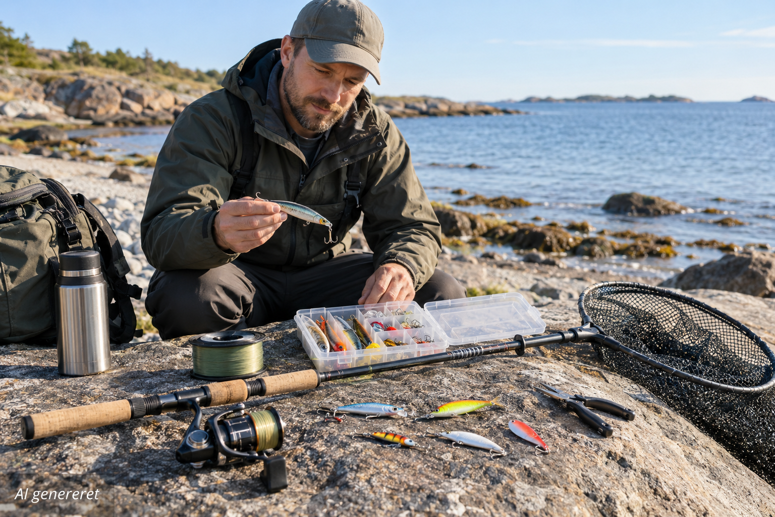 Sådan finder du det rette fiskegrej på Fluer.dk